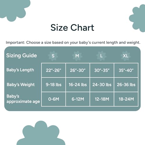 NINTARABABY 1.5 TOG Sleep Sack - Premium Organic Cotton, Soft, Breathable, Winter Swaddle & Wearable Blanket for Newborns, Infants (12-18 Months), Unisex Baby Sleeping Bag, Gifts for Babies - Image 4