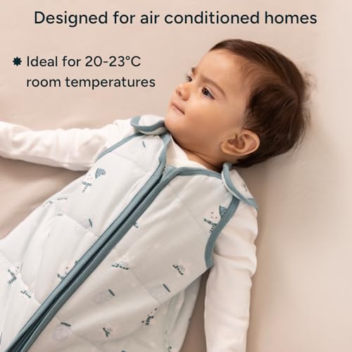 NINTARABABY 1.5 TOG Sleep Sack - Premium Organic Cotton, Soft, Breathable, Winter Swaddle & Wearable Blanket for Newborns, Infants (12-18 Months), Unisex Baby Sleeping Bag, Gifts for Babies - Image 2