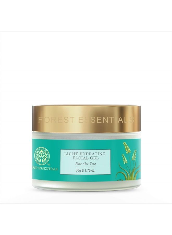Forest Essentials جل مرطب خفيف للوجه - صبار الألوة النقي 50 جرام - Image 1