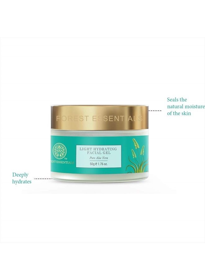 Forest Essentials جل مرطب خفيف للوجه - صبار الألوة النقي 50 جرام - Image 5