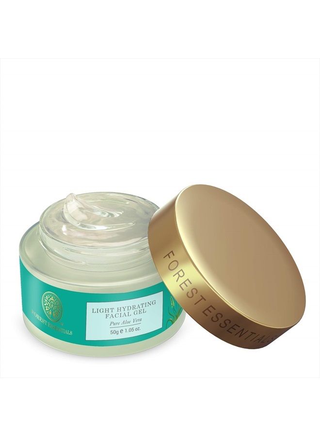Forest Essentials جل مرطب خفيف للوجه - صبار الألوة النقي 50 جرام - Image 3