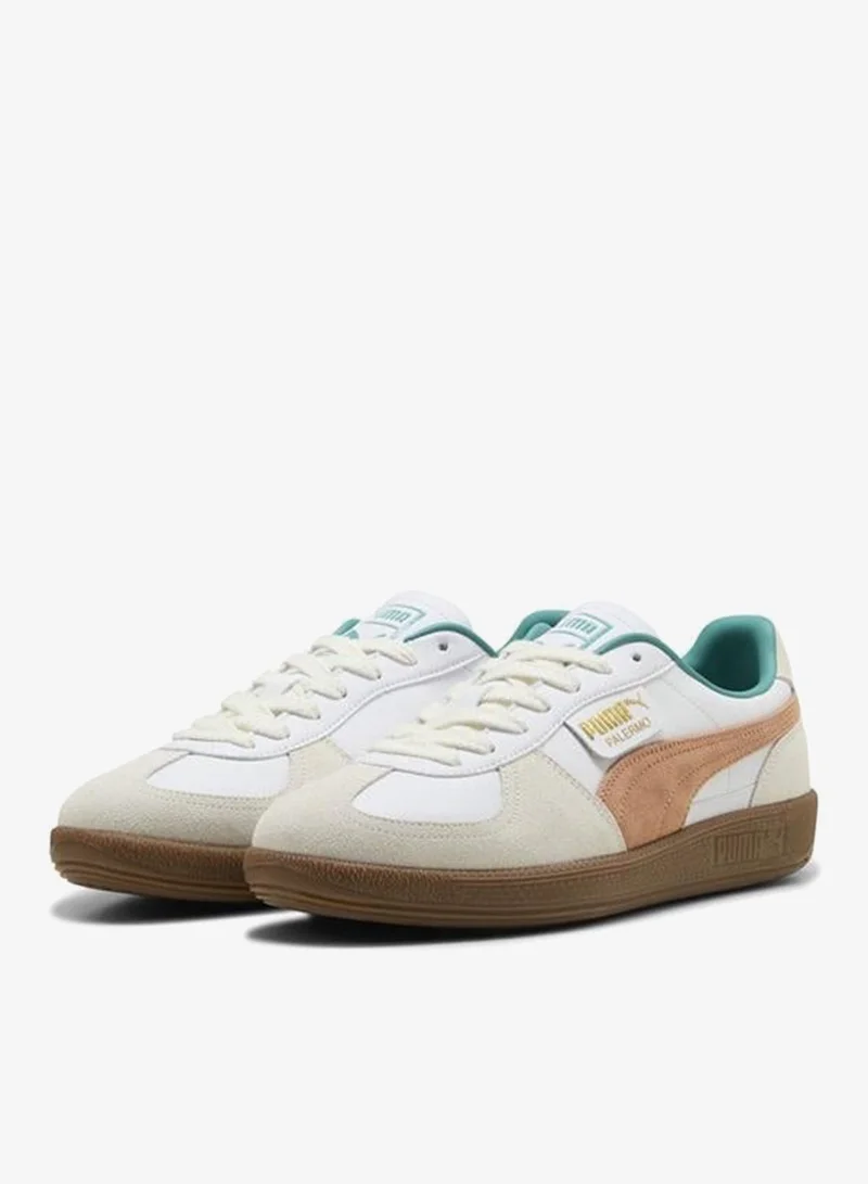 Puma PUMA White-Cinnabar Palermo Sneakers Unisex for Men | Best Price UAE