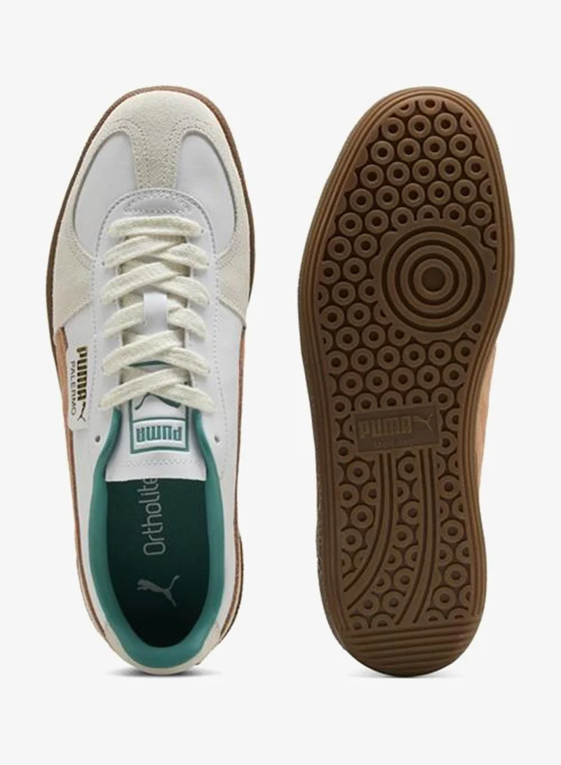 Puma PUMA White-Cinnabar Palermo Sneakers Unisex for Men | Best Price UAE