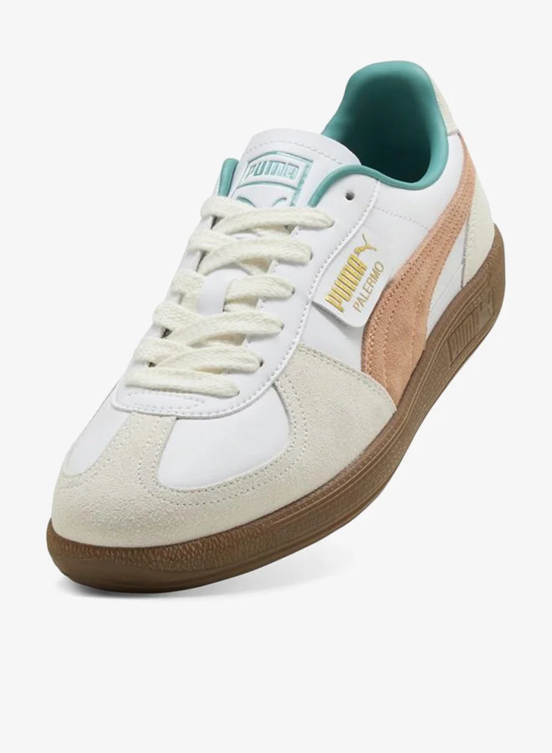 Puma PUMA White-Cinnabar Palermo Sneakers Unisex for Men | Best Price UAE