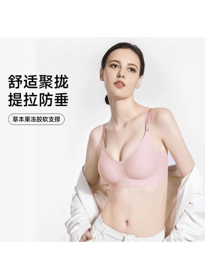 [herbal Same Style] Anti-gravity Lifting Pull-up Bra Letter Sling Underwear Comfortable Breathable Pull-up Thin