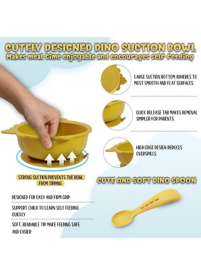 ™ Silicone Suction Baby Feeding Bowl With Soft Spoon 3 In 1 Sippy Cup With Snack Cup Lid Baby Feeding Set ; Tableware Meal Set Food Grade Silicone ; Non Toxic Bpa Free Gift Set(Dino) - pzsku/ZE1F3AA9C5695089125FAZ/45/_/1692274148/be36d768-0117-4ab1-87f1-83eb1a8904f2