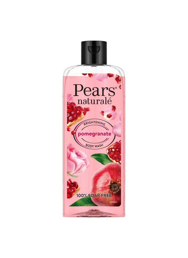 Pears Naturale Brightening Pomegranate Body Wash 250 Ml|| 100% Natural Ingredients|| Liquid Shower Gel With Glycerin For Glowing Skin - Paraben Free  - Image 1