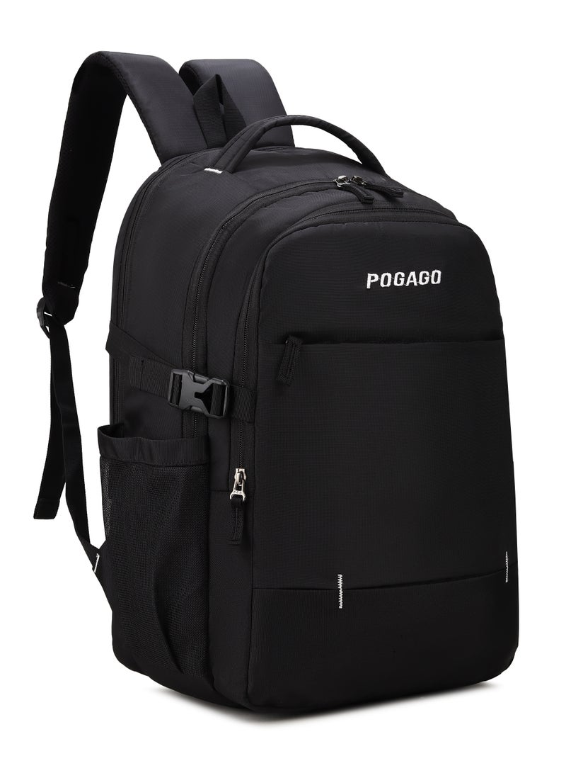 POGAGO Pogago Travel Backpack, Water Resistant, 15.6" Laptop, Multiple Pockets Laptop, Travel Backpack, Business Backpacks for Women Men Work College Gift,Casual Daypack  - Image 1