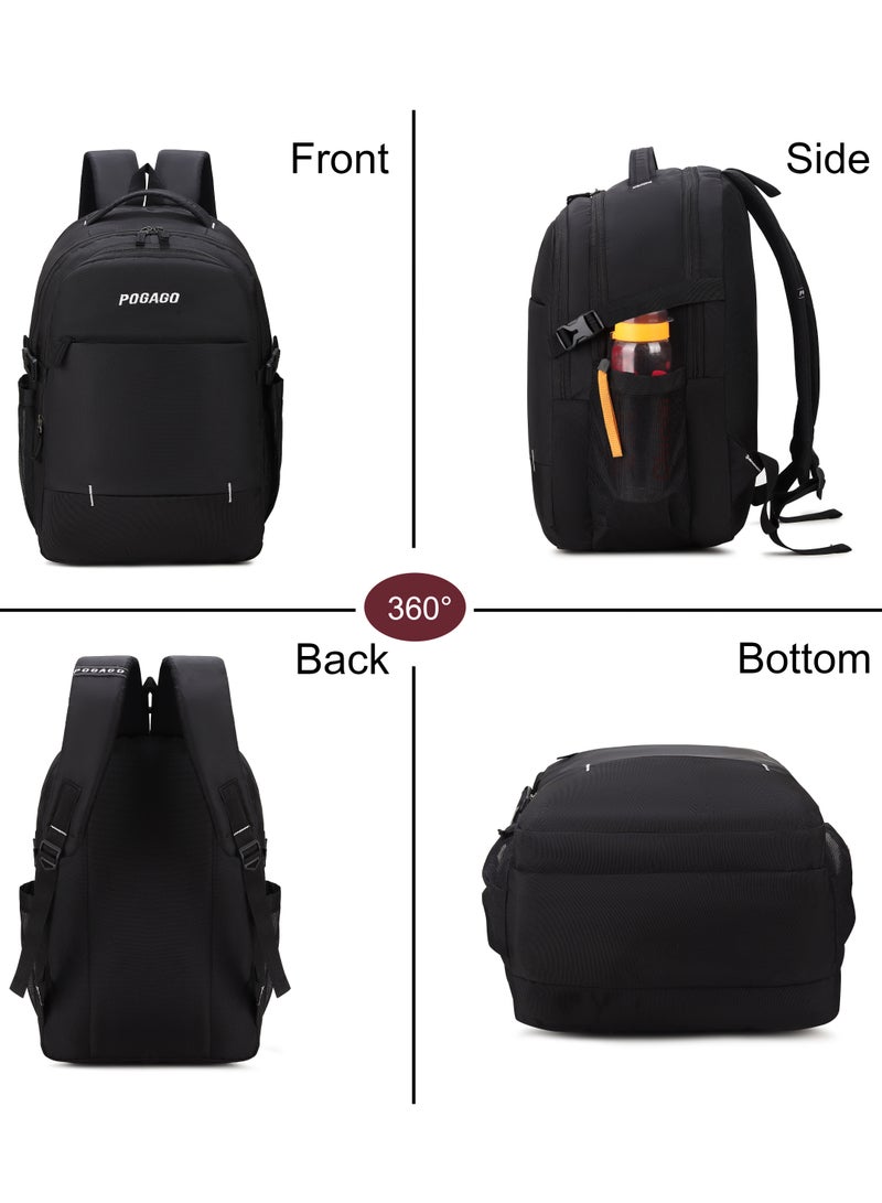 POGAGO Pogago Travel Backpack, Water Resistant, 15.6" Laptop, Multiple Pockets Laptop, Travel Backpack, Business Backpacks for Women Men Work College Gift,Casual Daypack  - Image 2