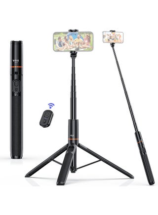 TP-19 Extendable Selfie Stick Tripod for Phone Max. Length 160cm/63in with Remote Shutter Phone Tripod for Vlog Selfie Live Streaming Group Photo Video - pzsku/ZE1F3C8BA8FE56C19C4D4Z/45/_/1717041884/eaa08aa8-ae0b-418e-bd2f-c4554cedf986