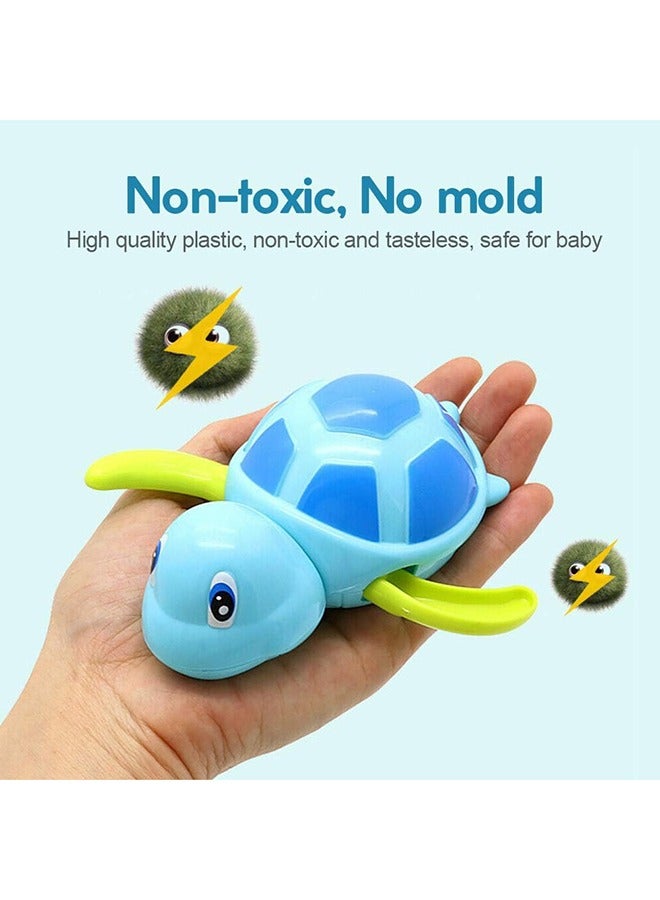 VCOSTORE Cute Turtle Baby and Toddler Bath Wind Up Toys 3 Pack - Image 3