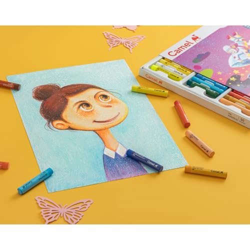 Camlin Kokuyo Oil Pastel Crayons Color 50 Shades Assorted Colours - Image 2