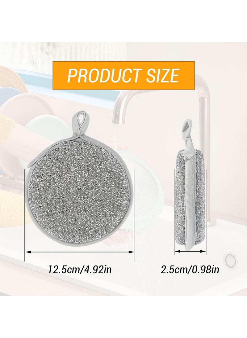 General 5 Pieces Multipurpose Dish Cloths Wet and Dry, Reusable Wire Miracle Cleaning Cloths, Round Wire Washing Cloths for Kitchen, Sink, Pots, Pans  - Image 4