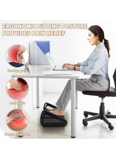 Generic Adjustable Foot Rest,Ergonomic Foot Stool for Under Office Desk,Under Desk Footrest with Foot Massage Roller, Chair Footrest for Leg Rest  - Image 4