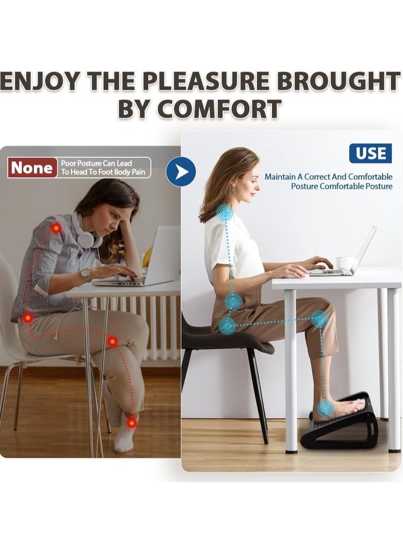 Generic Adjustable Foot Rest,Ergonomic Foot Stool for Under Office Desk,Under Desk Footrest with Foot Massage Roller, Chair Footrest for Leg Rest  - Image 5