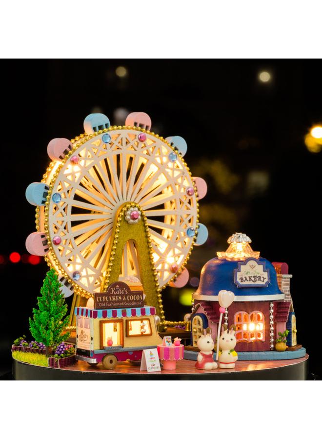 Bluejw Zhiqu House Diy Cabin Travel Together Hand-assembled Villa Model Toys Creative Men's Birthday Gifts For Women - Image 5