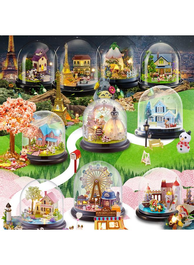 Bluejw Zhiqu House Diy Cabin Travel Together Hand-assembled Villa Model Toys Creative Men's Birthday Gifts For Women - Image 2