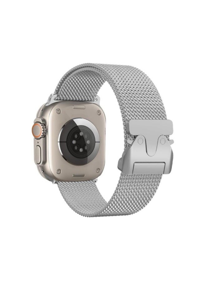 ACLIX 5Pack for Apple Watch Alpine Loop Band 49mm/45mm/44mm Nylon Woven Sport Strap Compatible with iWatch Series 8/Ultra/7/SE/6/5/4/3/2/8 White/Green/Orange/Black - Image 2