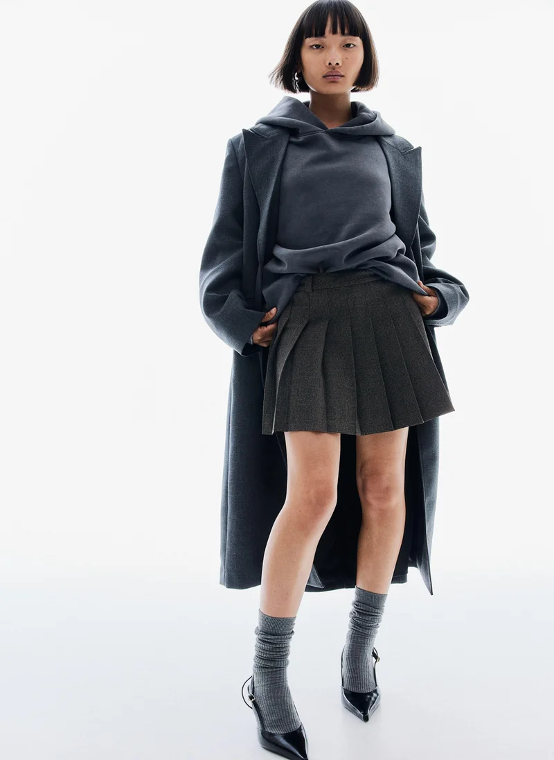 H&M Pleated Mini Skirt