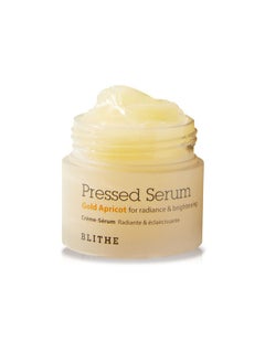 Blithe BLITHE Pressed Serum Glass Skin Korean Skincare 31.27% Apricot Extract & Niacinamide for Natural Glow, Hybride Serum & Moisturizer 0.91 fl oz  - Image 1