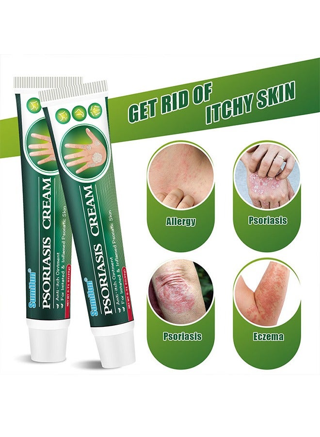 سوميفون كريم الصدفية - كريمات الصدفية العشبية الصينية الطبيعية ، التهاب الجلد والأكزيما الحكة مرهم الصدفية ، كريمات الصدفية ، علاج الصدفية ، كريم مضاد للبكتيريا ، لحكة الجسم 20 جرام - Image 4