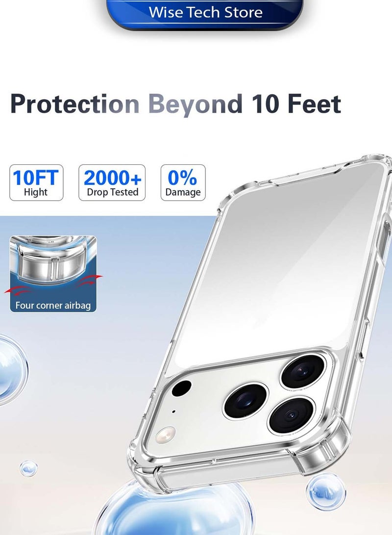 Wtech Apple iPhone 17 Pro Max 5G 2025 Anti Shock TPU Bumper Corner Case Cover (MCTPTN) - Clear - Image 2