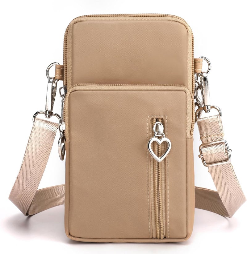 JANKS Small Crossbody Bag for Women - Mini Phone Purses with Crossbody Strap and Wallet - Nylon Arm Bag - Image 1