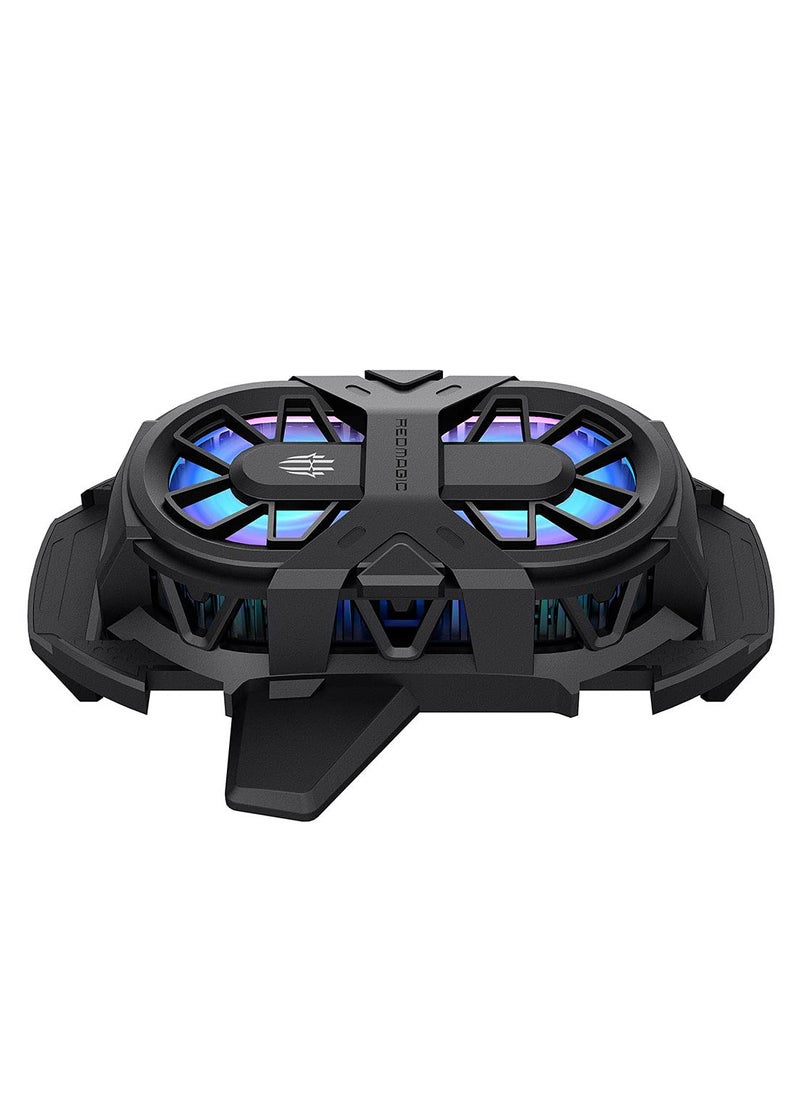 REDMAGIC - REDMAGIC Phone Cooler for Gaming, Dual Core High Performance Heat Dissipation Air Cooler Heat Sink Compatible with Red Magic 6 and 6 Pro, iPhone, Samsung, Motorola Phone and More, Model: PA3103 - Image 1