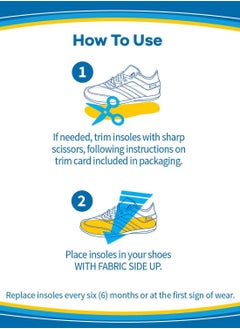 Dr. Scholl's AIR-PILLO Insoles Ultra-Soft Cushioning and Lasting Comfort  with Two Layers of Foam that Fit in Any Shoe - One pair