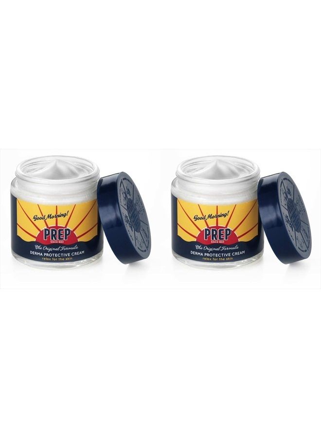 PREP : Derma Protective Cream, Paraben Free 2.53 Fluid Ounce (75ml) Jar (Pack of 2) [ Italian Import ] - Image 1
