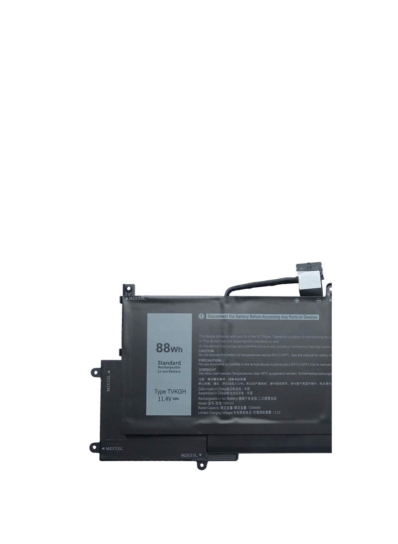 Terabyte TVKGH 089GNG N7HT0 0HYMNG Battery Compatible for Dell Latitude 9510 2-in-1 Series(11.4V 88Wh) - Image 2
