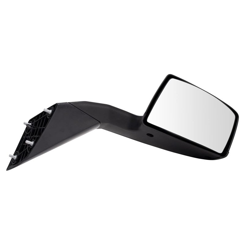 TRQ Passenger Side Manual Mirror Textured Black Cover Fits 20042014 Volvo VNL Without Heat Memory Puddle Light