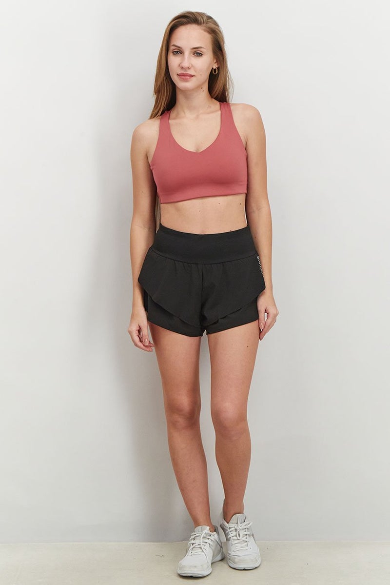 PUMA Women Sportwear Fit Sport Bra, Mauve  - Image 2