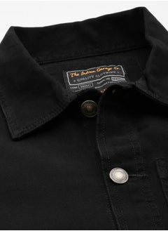 The Indian Garage Co Men Slim Fit Solid Trucker Jacket  - Image 5