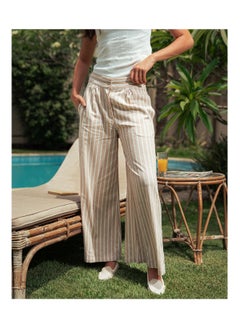 Arafa Women’s Striped Wide-Leg Pants  - Image 2