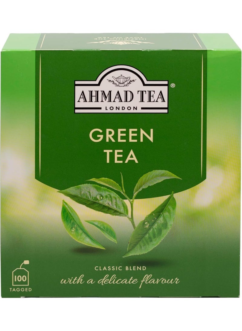 أحمد تي شاي اخضر 100 كيس من احمد تي