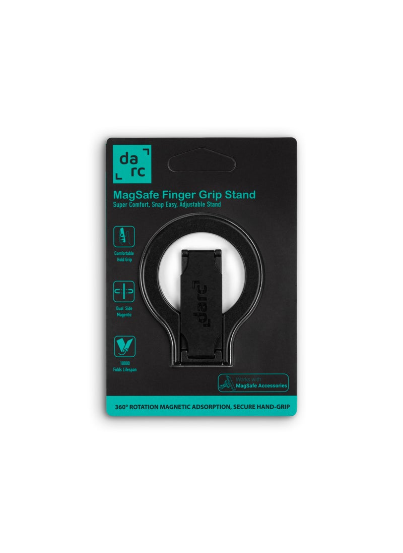 darc iPhone MagSafe Grip, Stand and Holder 3-in-1 Black Titanium  - Image 3