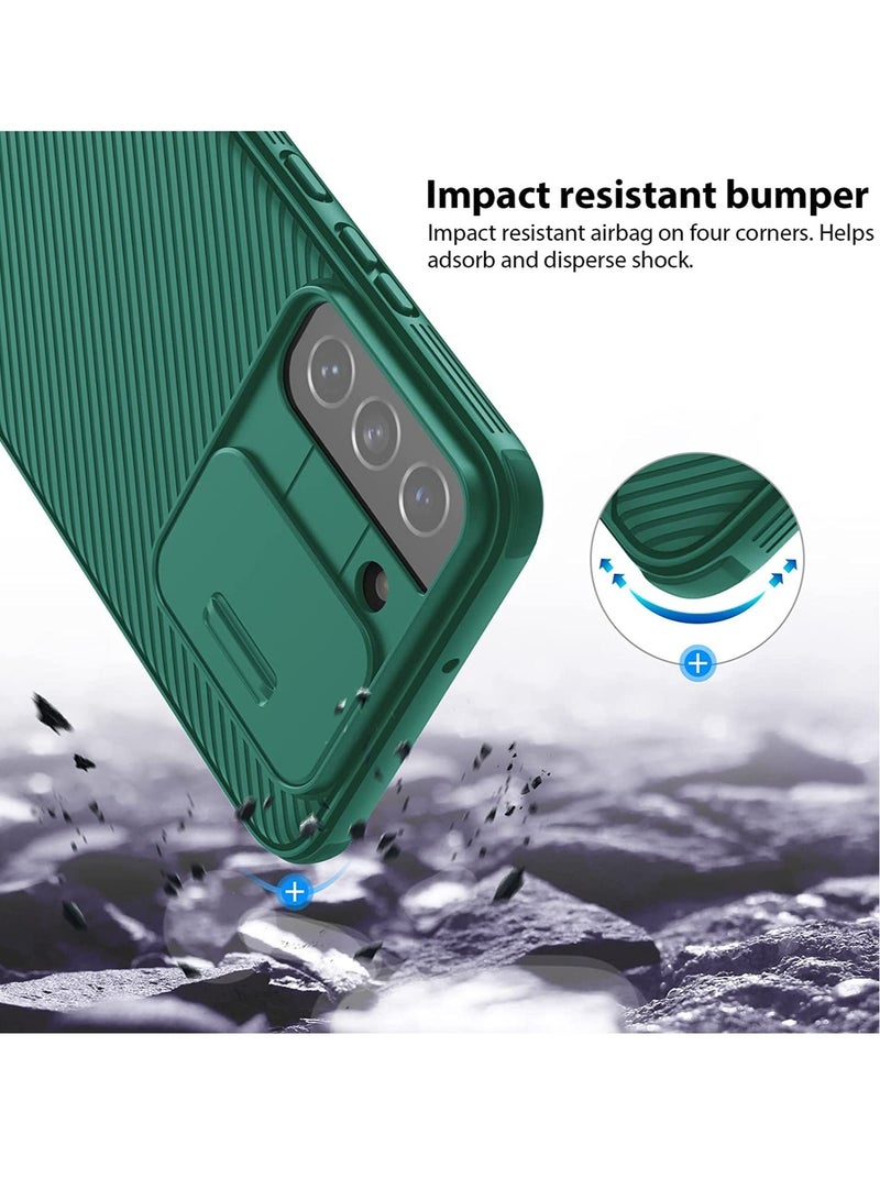 ELTRAZONE غطاء نيلكين لجهاز Galaxy S22 Plus مع غطاء كاميرا، غطاء CamShield Pro مع حماية كاميرا منزلقة، غطاء رفيع مضاد للصدمات - Image 3