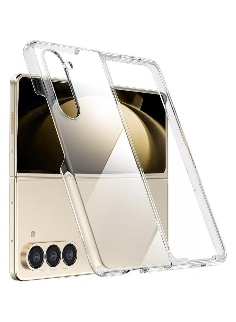 Denx Samsung Galaxy Z fold 6 Clear Case, Soft Slim TPU Shockproof Scratch-Proof Crystal Clear Case - Image 1