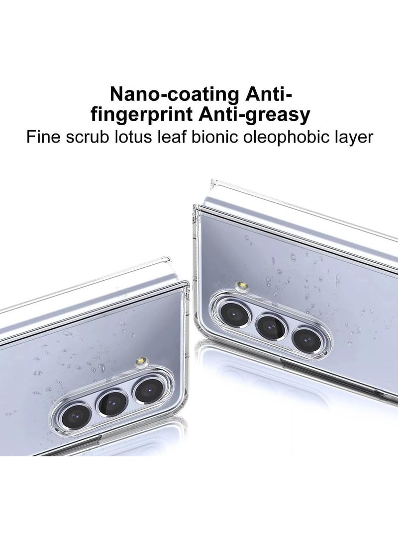 Denx Samsung Galaxy Z fold 6 Clear Case, Soft Slim TPU Shockproof Scratch-Proof Crystal Clear Case - Image 3