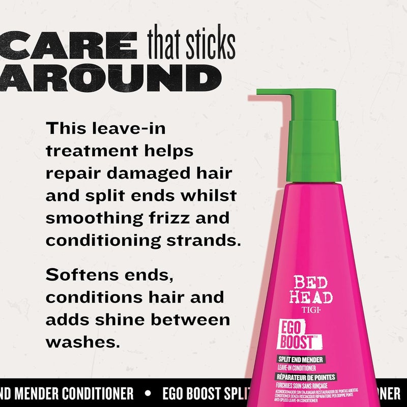 TIGI Bed Head Ego Boost Split End Mender Leave-In Conditioner - 237ml for All Hair Types - Image 4