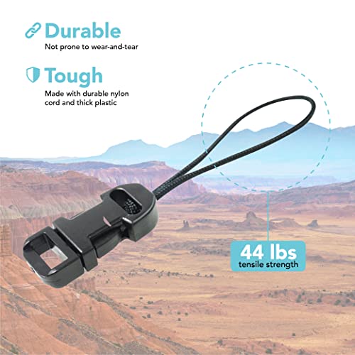 Foto&Tech 2 Pieces Quick Release QD Loop Connector for Camera Neck Strap Compatible with Fujifilm Samsung Sony Olympus Panasonic Canon Nikon Pentax Compact Camera, Point-and-Shoot Camera (Style A) - Image 4
