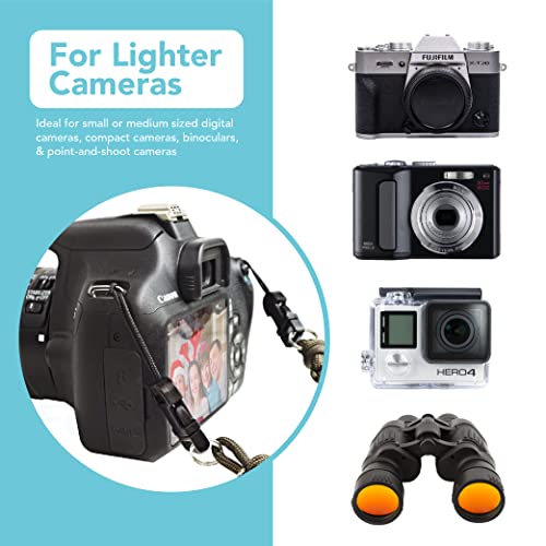 Foto&Tech 2 Pieces Quick Release QD Loop Connector for Camera Neck Strap Compatible with Fujifilm Samsung Sony Olympus Panasonic Canon Nikon Pentax Compact Camera, Point-and-Shoot Camera (Style A) - Image 5