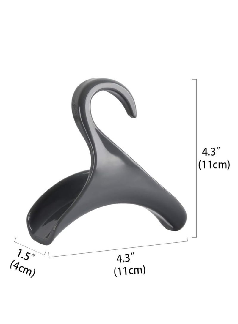 Oasisgalore 4 Pack Purse Hanger Hook - Over the Closet Rod Bag Rack Holder for Organizing Handbags, Backpacks, Satchels  - Image 2