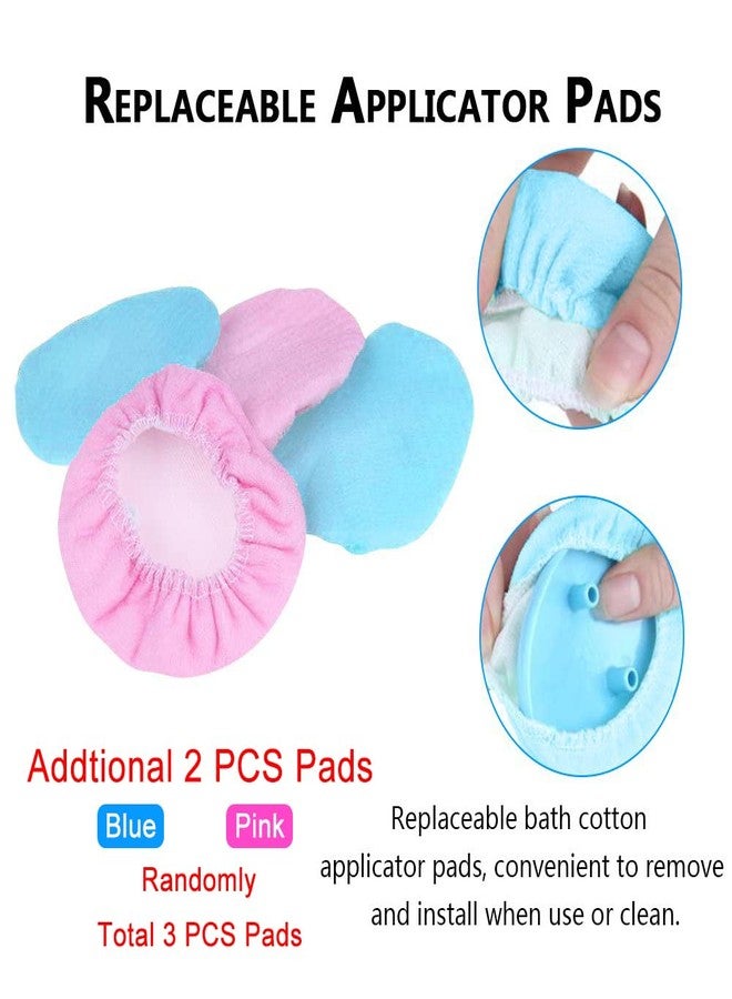 Eyxformula Easy Lotion Applicator for Back - Long Handle Cream Applicators Wand with 2 Pads, Tool to Apply Sunscreen, Self Tanner on Back, Body & Feet, Lotion Stick Brush Gift for Women, Men, Elderly - Image 3