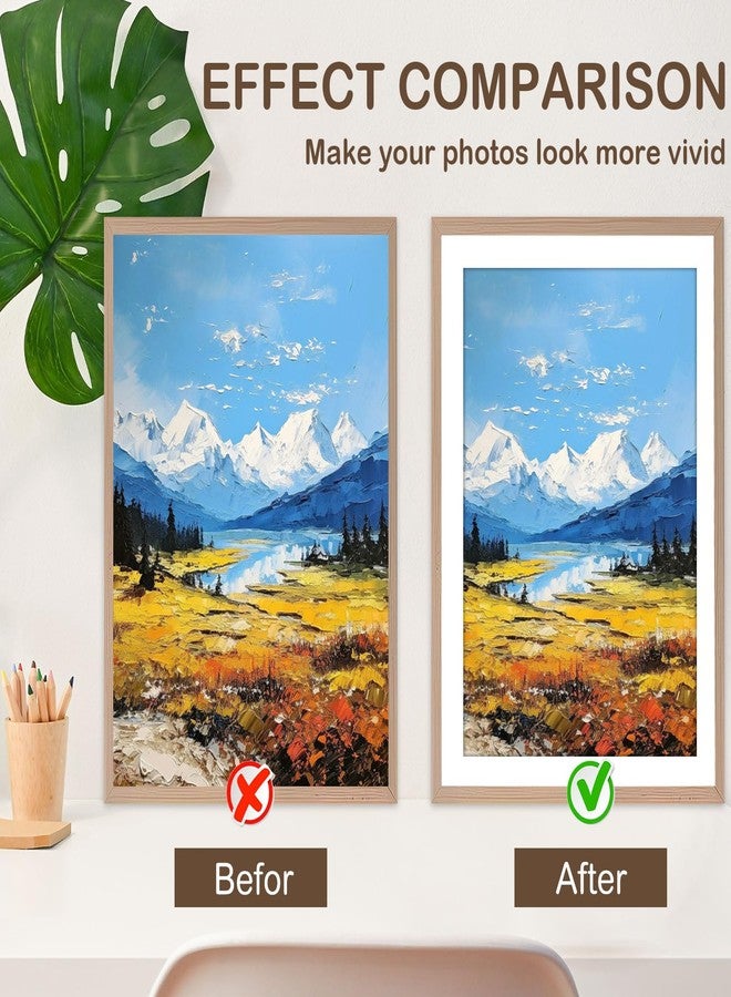 Prudiut 15 Pack 4x6 White Picture Mats, Frame Mattes for 3x5 Pictures Display Photo Frame Mat Core Bevel Cut Mat Board Show Kit for Photos, Prints, Artworks - Image 3