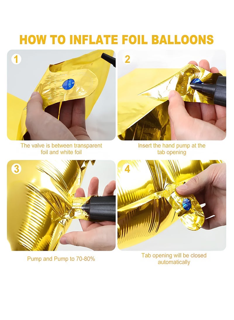 بارتي فن بالون احباط 32 بوصة R لون ذهبي مثالي للحفلات وأعياد الميلاد - Image 2