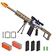 ALLROAD Realistic Toy Gun for Nerf Guns Darts Electric Sniper Rifle Automatic Foam Blaster with Scope 100 Soft Bullets 3 Magazine for Kid Boy Ages 612 Years Old Indoor Outdoor Game for Adult Child Desert - Image 2