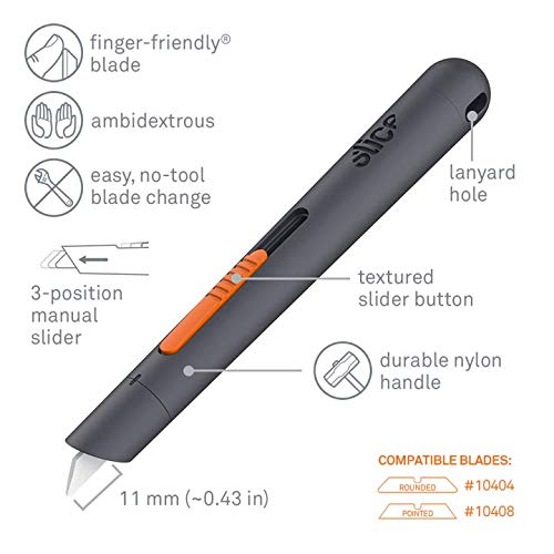 Slice Manual Pen Cutter, Safe Ceramic Box Cutter Lasting 11x Longer than Metal, Box Opener, 12 Pack - Image 2