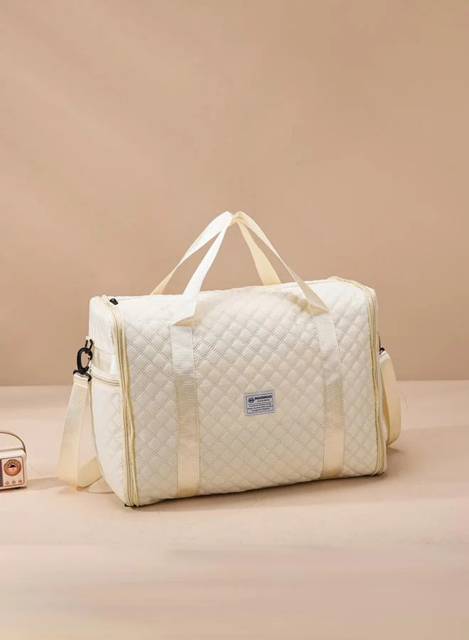 Take Two Quilted Look Double Strap Handbag